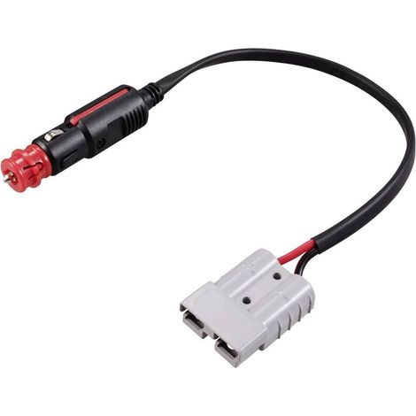 Connettore batteria ad alta corrente su spina accendisigari per AUTO con fusibile TC-12195692 Nero, Rosso TRU COMPONENT (1/3)