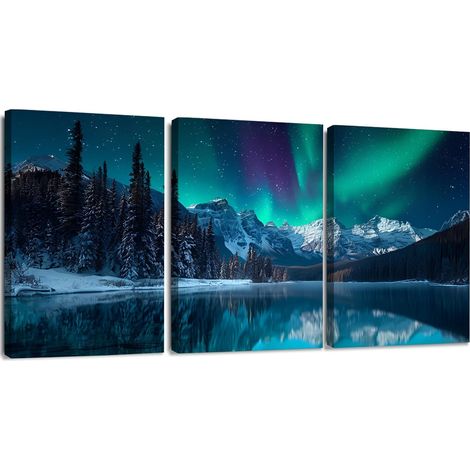 Tableau Décoration Murale, 3 Parties Impression sur Toile 30x40cm Cadre Moderne Image sur Toile, Tableaux muraux Modernes sur Toile, Décoration Murale pour le Salon (1/5)