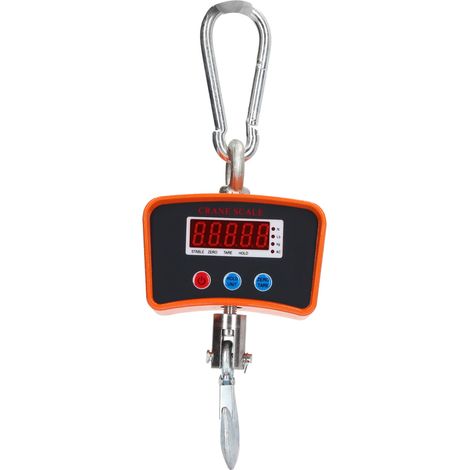 Digitale Waage bis 500 kg/1100 lb mit LED-Anzeige, robuste Industriewaage, 100–240 V EU-Stecker (1/5)