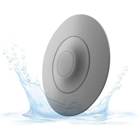 1 Bouchon de vidange,Silicone,Fonction tamis à cheveux,Ventouses fortes,Baignoire et lavabo