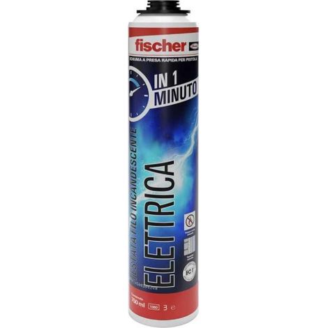 Fischer schiuma poliuretanica pup elettrica presa rapida 750ml 00572433
