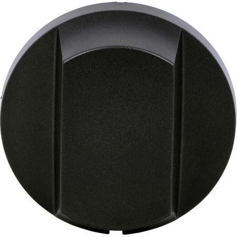 Enjoliveur large Céliane pour interrupteur, va-et-vient ou poussoir à tirage finition graphite (ex 067908) (1/2)
