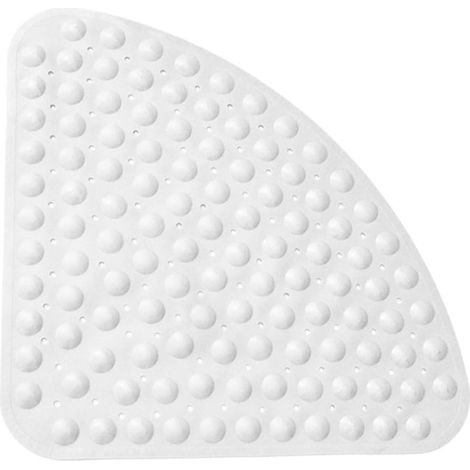Dusch- und Badewannenmatte, rutschfeste Gummiecken, Viertelkreis, antibakteriell (1/4)
