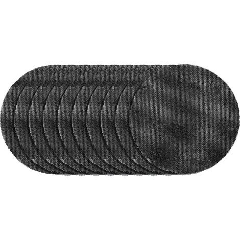 Grille de ponçage Velcro, 225 mm, K180, pour ponceuses 59G260, 59G264, 59G265, 10 pièces. (1/5)
