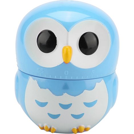 de cuisine manuel en forme de hibou mignon horloge mécanique