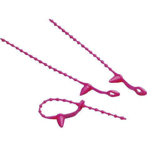 Serre-câble 130 mm x 3 mm rouge TRU COMPONENTS TC-STVR130RD7203 1592909 crantage extérieur 1 pc(s) S050701