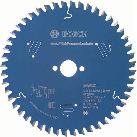 Bosch Accessories Expert for High Pressure Laminate 2608644133 Kreissägeblatt 165 x 20 x 1.6 mm Zähn (1/5)