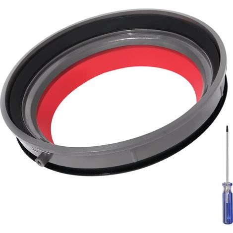 bague d'étanchéité fixe poubelle à poussière pour Dyson V10 SV12 SV13 SV27 accessoires d'aspirateur,Pièce de rechange bague d'étanchéité + tournevis T8 (1/5)