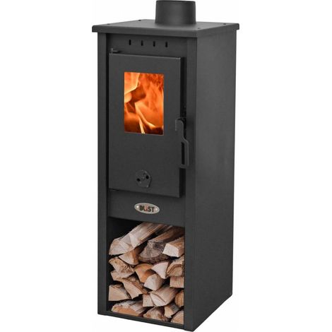 STUFA LEGNA  7 KW BERNA LUX S 4.0 ANTRACITE V6
