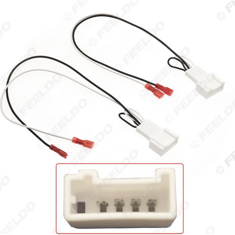 Applicable aux câbles de haut-parleurs dédiés Toyota/Subaru, aux connecteurs de modification de haut-parleurs de voiture, aux câbles arrière, aux adaptateurs et aux faisceaux de câbles.