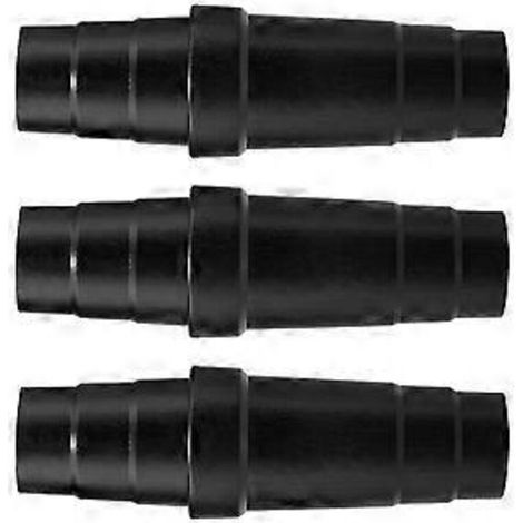 Lot de 3 adaptateurs pour aspirateur de 31,5 mm, universels, pour outils électriques/ponceuses, tuyau d'aspiration de poussière (1/5)