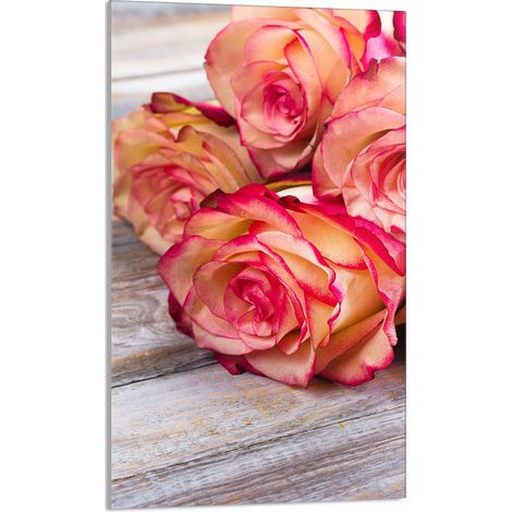 Glasschneidebrett 30x52 Rose (1/5)