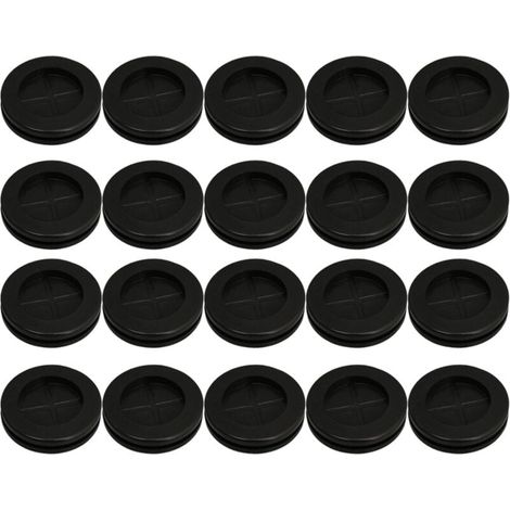 20 Pièces Oeillets En Caoutchouc 30mm Double Face Fermé Rond Pour Joints Étanches (1/3)