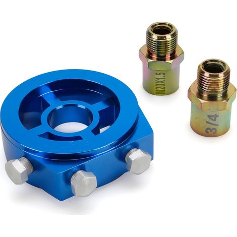 Raccordo filtri olio 77 mm per innesto 3 sensori - M20-P1.5 + 3/4-16 UNF (1/5)