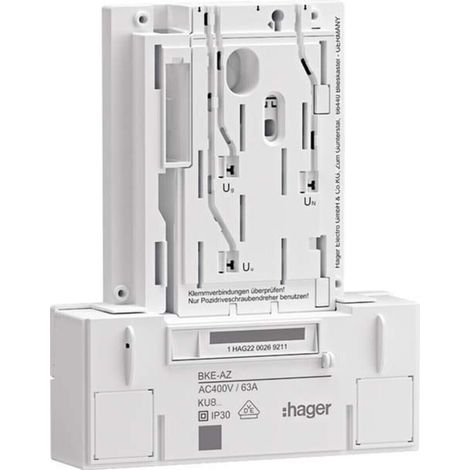 Hager BKE-A Robuster Drehstrom-Adapter