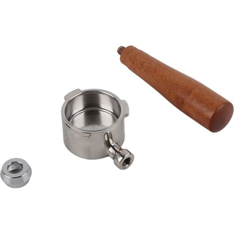 Porte-filtre sans fond de 51 mm en alliage de zinc pour machine à café DELONGHI ECP3420 (1/5)