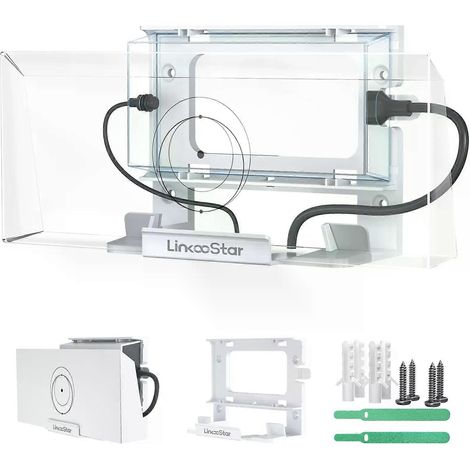Für Starlink Gen 3 Router-Halterung 2-in-1 StarLink V3 Router-Montagesatz & Netzteilhalterung (1/4)
