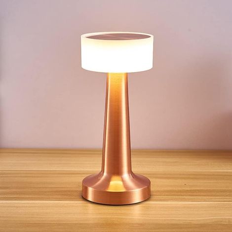 Veilleuse pour enfants - 3 niveaux de luminosité - Convient pour les tables de chevet, les chambres, etc. - 1 pièce, or rose