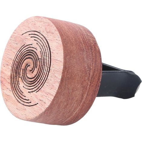 Diffuseur Dhuile Essentielle Pour Voiture - Clip De Ventilation En Bois Avec Pierre Lave - 35 mm - 1 Pièce (1/5)