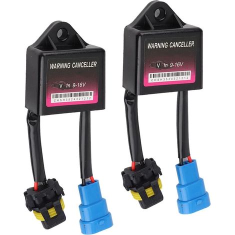 Light alarm filter, warning canceller, plug connector, wiring harness, C6 anti-flicker decoder (1/5)