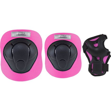 Set di protezioni taglia XS nerorosa