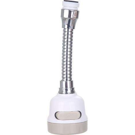 Economie D'Eau Embout De Filtre,Tête De Robinet De Cuisine Mobile 360 Degrés,3 Modes Réglable Douche Tête Filtre Pulvérisateur Pour Cuisine Salle De Bain (Allonger) (1/4)