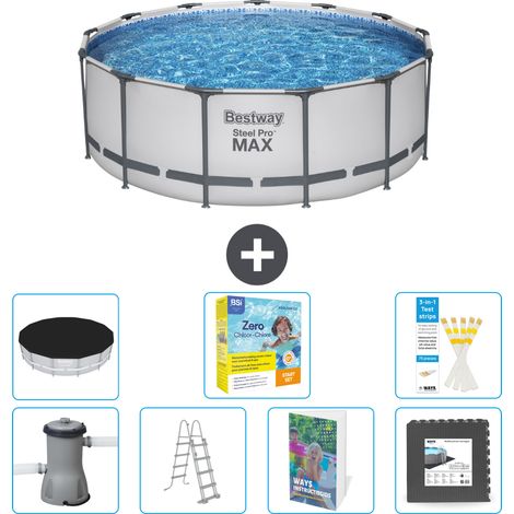 Bestway Steel Pro MAX Rund - 427x84 cm - 8-teilig S607