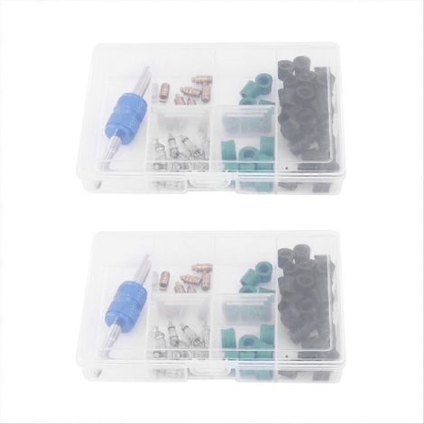 Lot de 2 noyaux de valve de climatisation R12 R134A pour réfrigération (1/5)