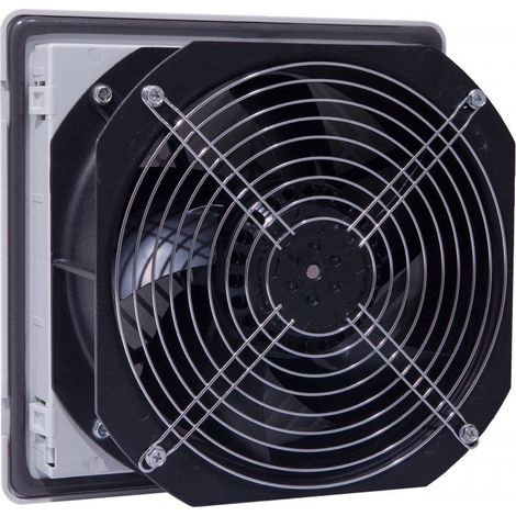 Ventilateur d'armoire électrique 230V avec grille 260X260 - débit d'air 810m3/h 1020m3/h (1/5)