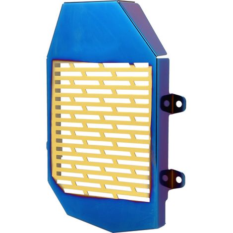Kühlergrill-Schutzabdeckung aus Aluminiumlegierung, passend für Honda ADV150 2019-2020, Blau-Gold (1/5)