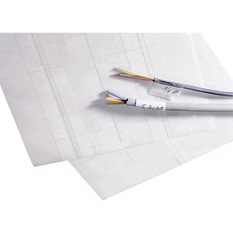TE Connectivity 5-1768016-4 Kabel-Etikett BKM 38 x 23 mm Farbe Beschriftungsfeld: Weiß Anzahl Etike