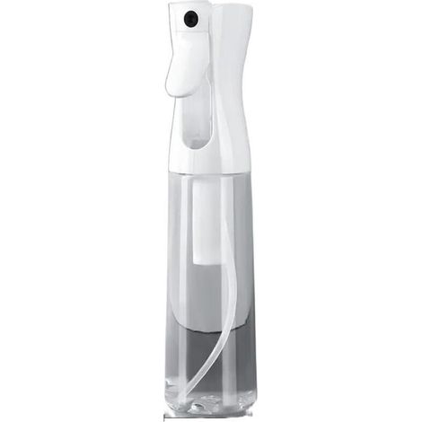 Lntyq Bouteille de Vaporisateur Pour Les Cheveux, Continuous Water Bouteille de Vaporisation Mister Vide, Apprivoiser Les Cheveux le Matin, Coiffure, Plantes 300ml Vaporisateurs Vides - Transparent (1/4)