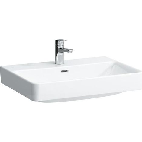 LAUFEN PRO S lavabo, 3 trous pour robinet, avec trop-plein, (1/4)