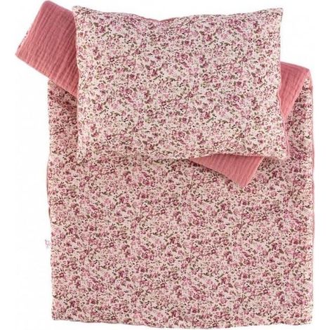 Martina-Bettwäsche für das Kinderbett in Rosa