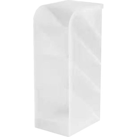 Plastic Desktop Storage Rack Transparent 4 Grids Pen Holder for