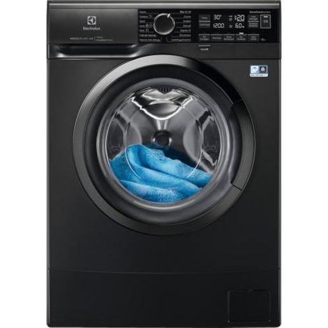 Electrolux EW6S306BL Lavatrice Caricamento Frontale Slim 38 cm 6 kg Classe B 1000 giri Inverter Nera (1/4)