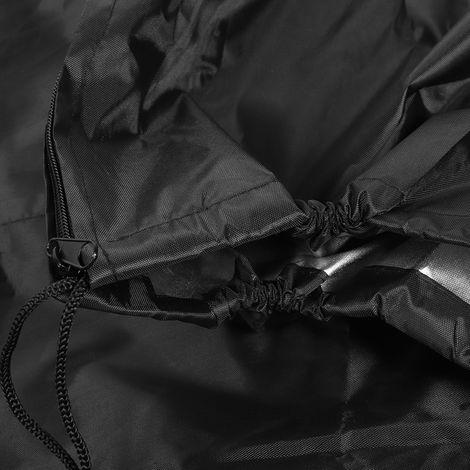 Bâche de Protection 210D Noir pour Voiturette de Golf - Imperméable, Anti-Pluie et Anti-Poussière - Accessoire Maison (1/5)