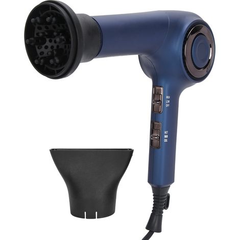 Sèche-cheveux électrique domestique, puissance élevée, réglable, à ions négatifs, prise UE 220 V (1/5)