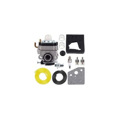 FG100 GX31 Carburateur pour Honda GX22 GX31 4 temps Tiller HHE31C Edger HHT31S UMK431 UMK431K1 Tondeuse/débroussailleuse 16100-ZM5-A95 16100-ZM5-803 avec filtre à air bougie d'allumage (1/4)