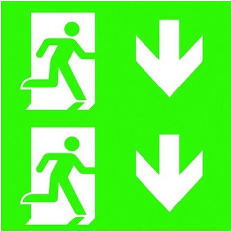 Ceag Notlichtsysteme Piktogrammscheibe 2-seitig 40071354504 (1/5)