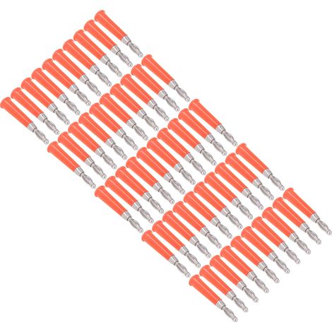Lot de 50 connecteurs banane lanterne soudés en ABS alliage zinc anti-explosion pour prise banane 4mm (1/5)