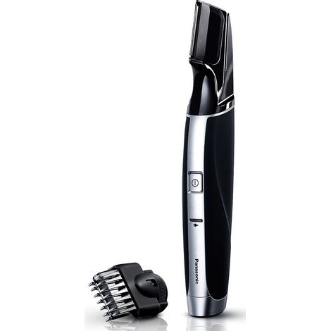 Panasonic ER-GD50, Regolabarba, Lama verticale, Pettine accessorio, 20 step taglio, Lavabile, Nero/Silver (1/5)