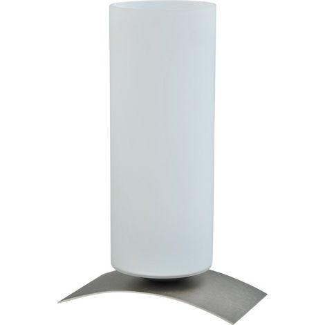 Lampe de table Oblica Round 29cm gris métallisé - 4505-37-06