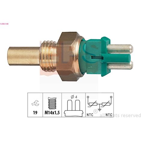 Sonde, température du liquide de refroidissement EPS 1.830.140 MERCEDES-BENZ
