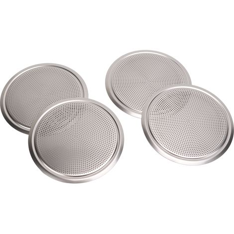 grilles de haut-parleurs de porte rondes en alliage d'aluminium, de remplacement pour Land Rover Discovery Sport L550 2020+ (1/5)