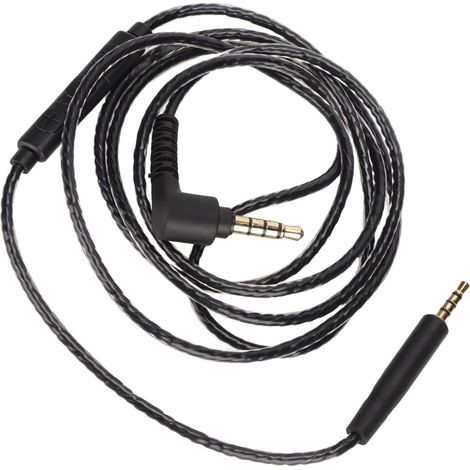 Câble de mise à niveau pour casque audio AKG Y40, Y50, Y45 et S700 : câble jack 3,5 mm mâle vers jack 2,5 mm mâle avec contrôle du volume et microphone. (1/5)