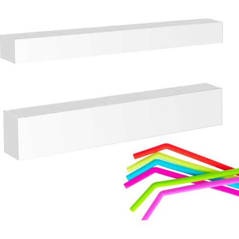 Support en acrylique pour pailles - Récipient d'accessoires de salle à (1/5)