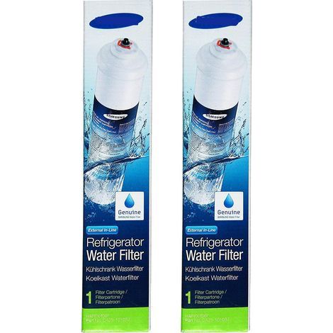 Pack of 2 external refrigerator water filters, for Samsung DA29-10105J, external cartridge water filter (1/5)
