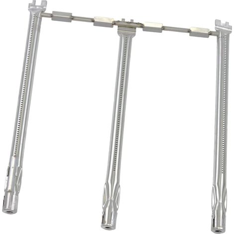 3 Brûleur,Acier inoxydable,46cm,Tube transition,Gril Weber Spirit 300