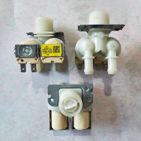 Compatible avec l'électrovanne d'arrivée d'eau pour lave-linge LG 33490416/5220FR1251E, à double tête et interrupteur à double buse.